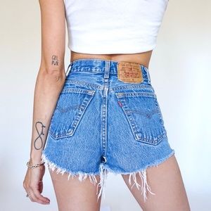 Vintage 13-501 Levi’s Cutoff Shorts size 23/24